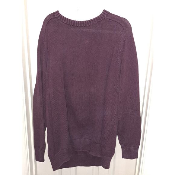 Big and Tall Men's Maroon Lands End Sweater 3XLT - Picture 1 of 7